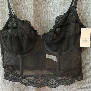 Auden Sheer bustier & panty set